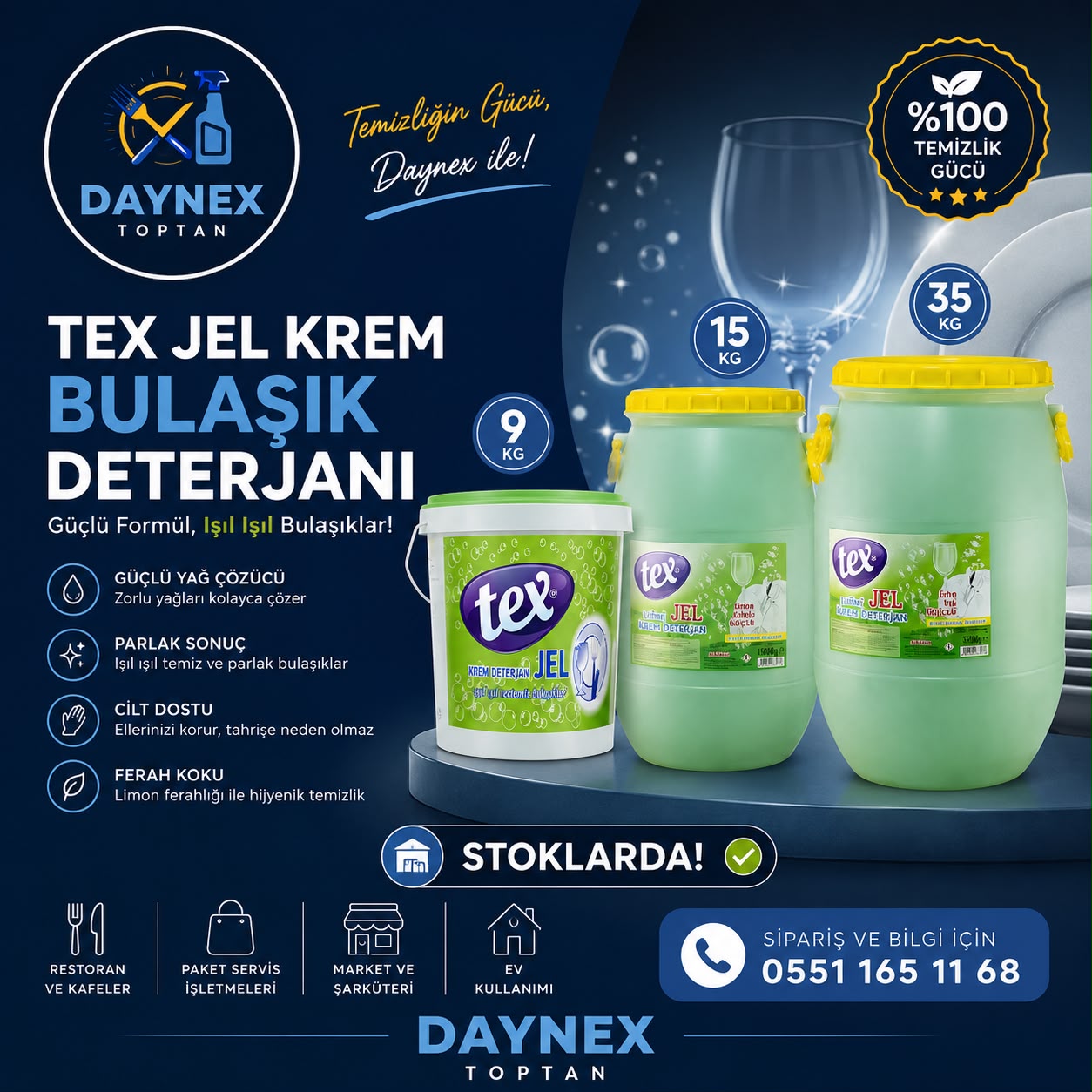  TEX KREM JEL DETERJANLARI